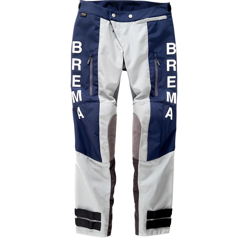 Tessuto Pantaloni Brema Silver Vase Advs Blu Grigio