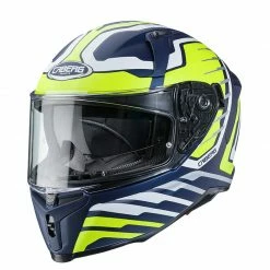 Policarbonato Casco Caberg Avalon Forge Blu Bianco Giallo Fluo