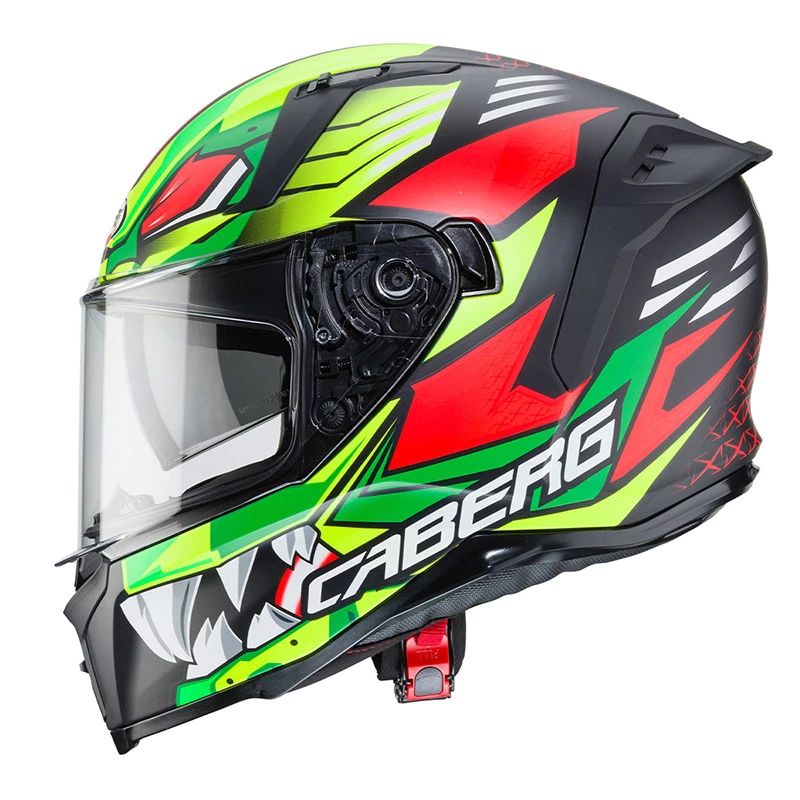 Policarbonato Casco Caberg Avalon Giga Nero Giallo Rosso - immagine 2