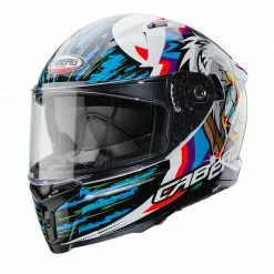 Policarbonato Casco Caberg Avalon Hawk Bianco Nero Blu