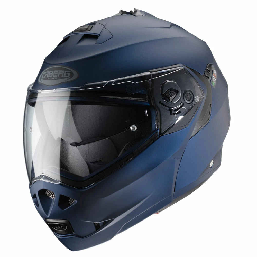 Policarbonato Casco Modulare Caberg Duke 2 Blu Opaco - immagine 2