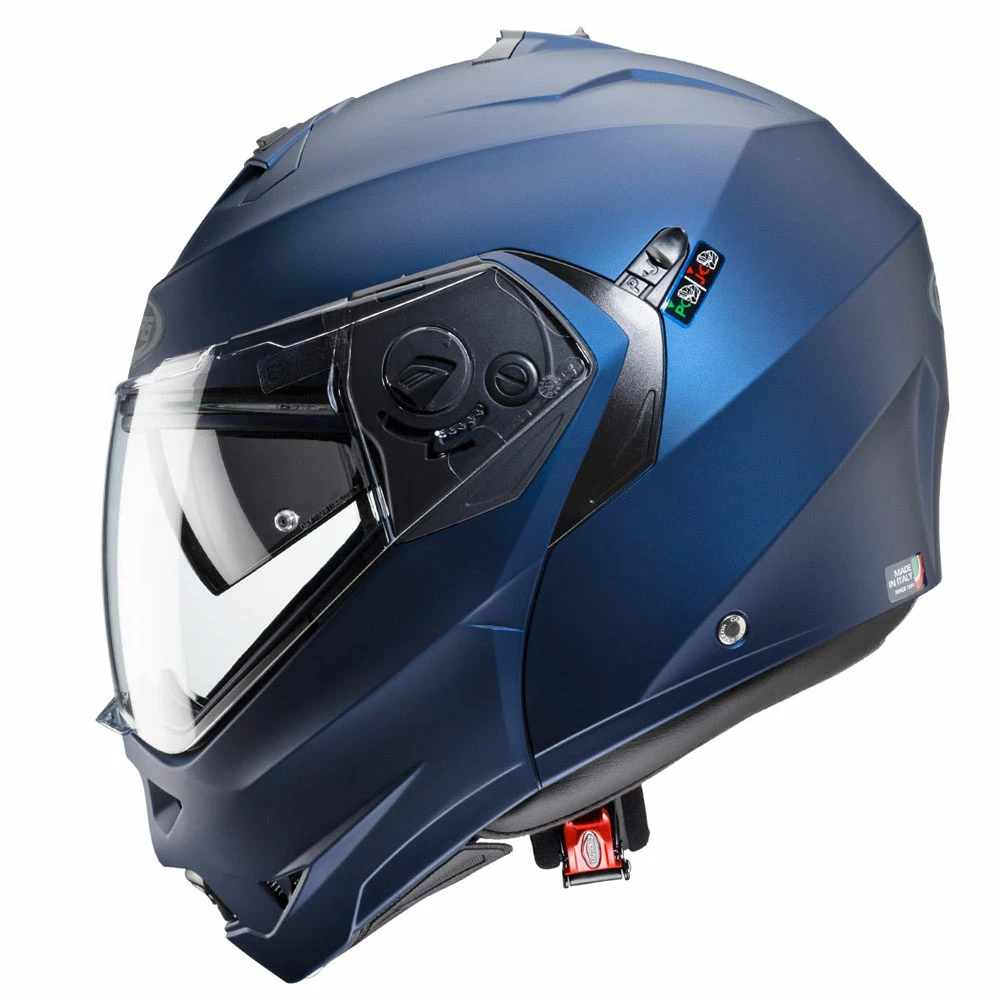 Policarbonato Casco Modulare Caberg Duke 2 Blu Opaco - immagine 3