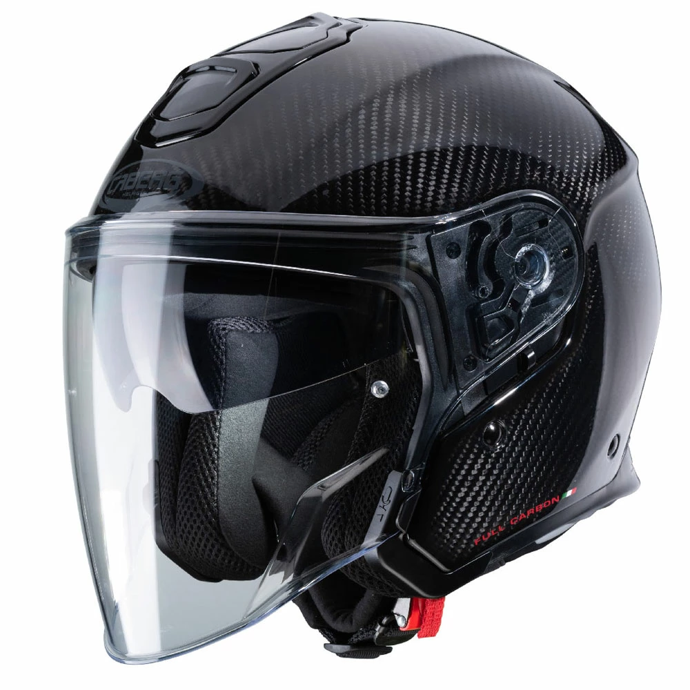 Fibra Casco Caberg Flyon Carbon Nero
