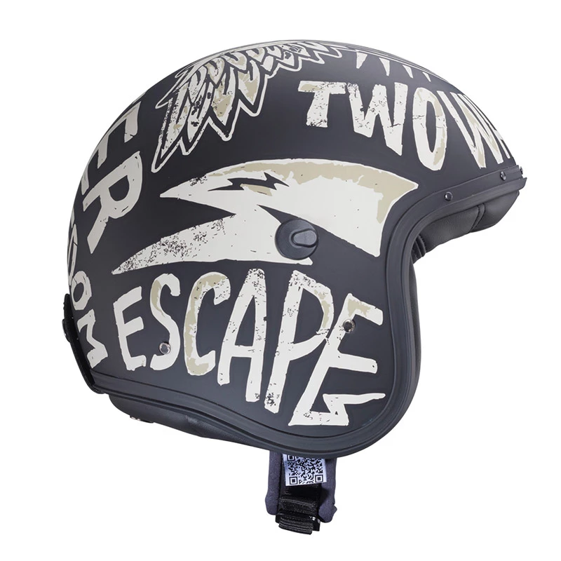 Custom Casco Caberg Freeride Nuke Nero Opaco Grigio - immagine 3