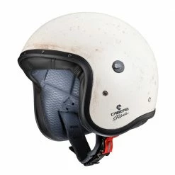 Custom Casco Jet Caberg Freeride Old Bianco