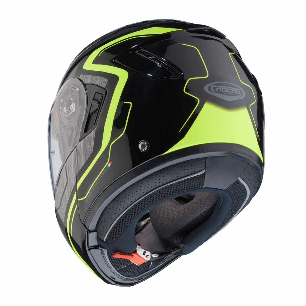 Fibra Casco Modulare Caberg Levo Flow Giallo - immagine 4