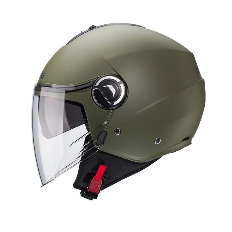 Policarbonato Casco Caberg Riviera V4 Verde Militare Opaco - immagine 2