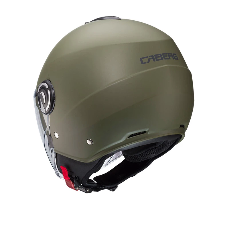 Policarbonato Casco Caberg Riviera V4 Verde Militare Opaco - immagine 3